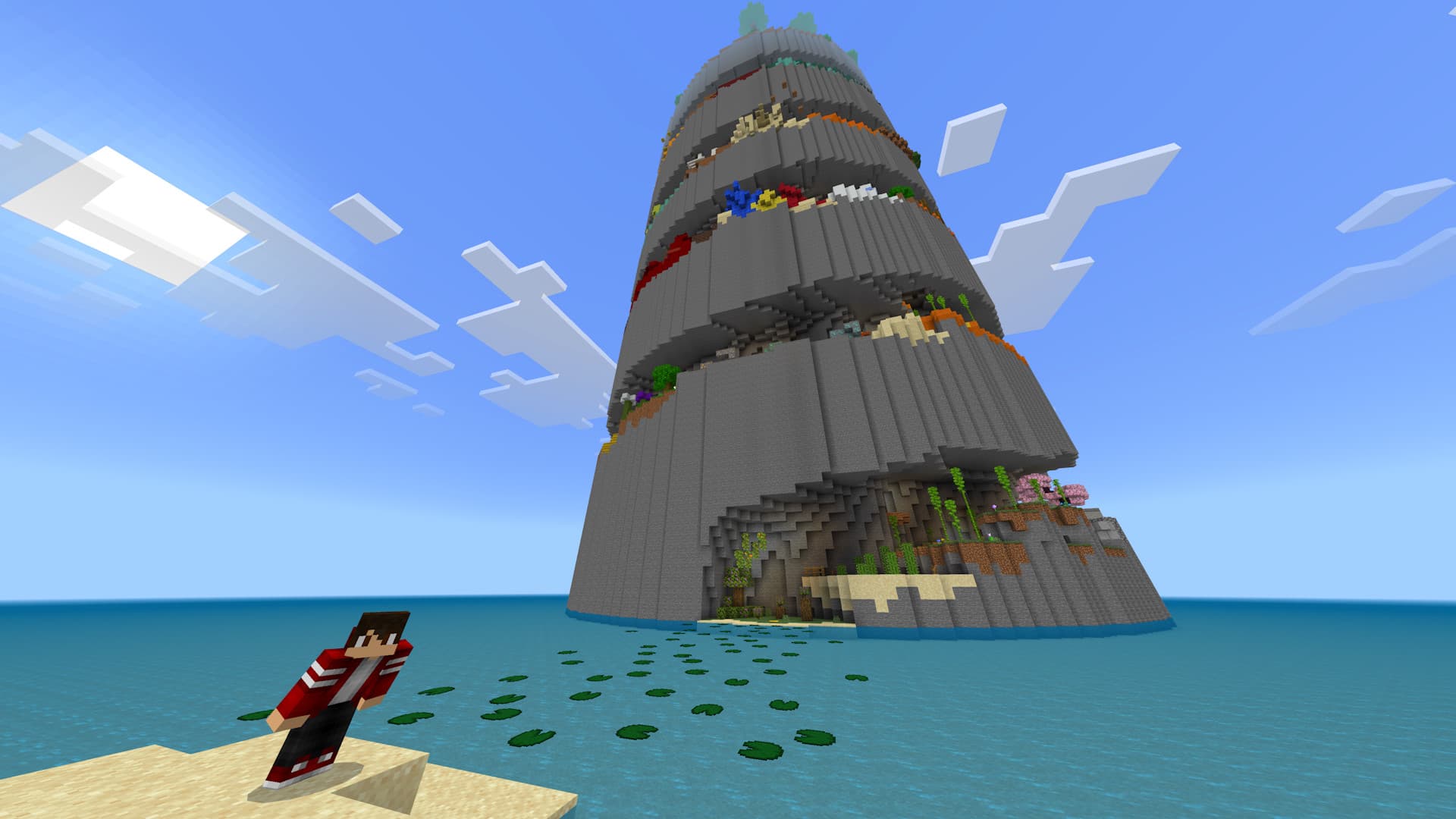 Parkour Spiral - Minecraft Parkour Map | Minecraft Maps