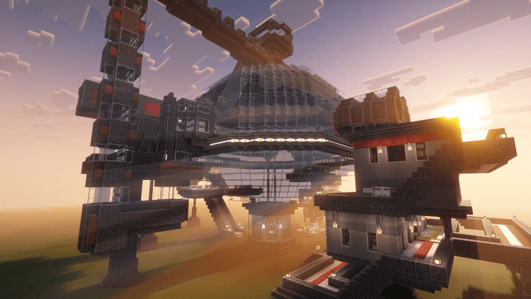 Sulfur Cube Blitzball Stadium Minecraft Map 