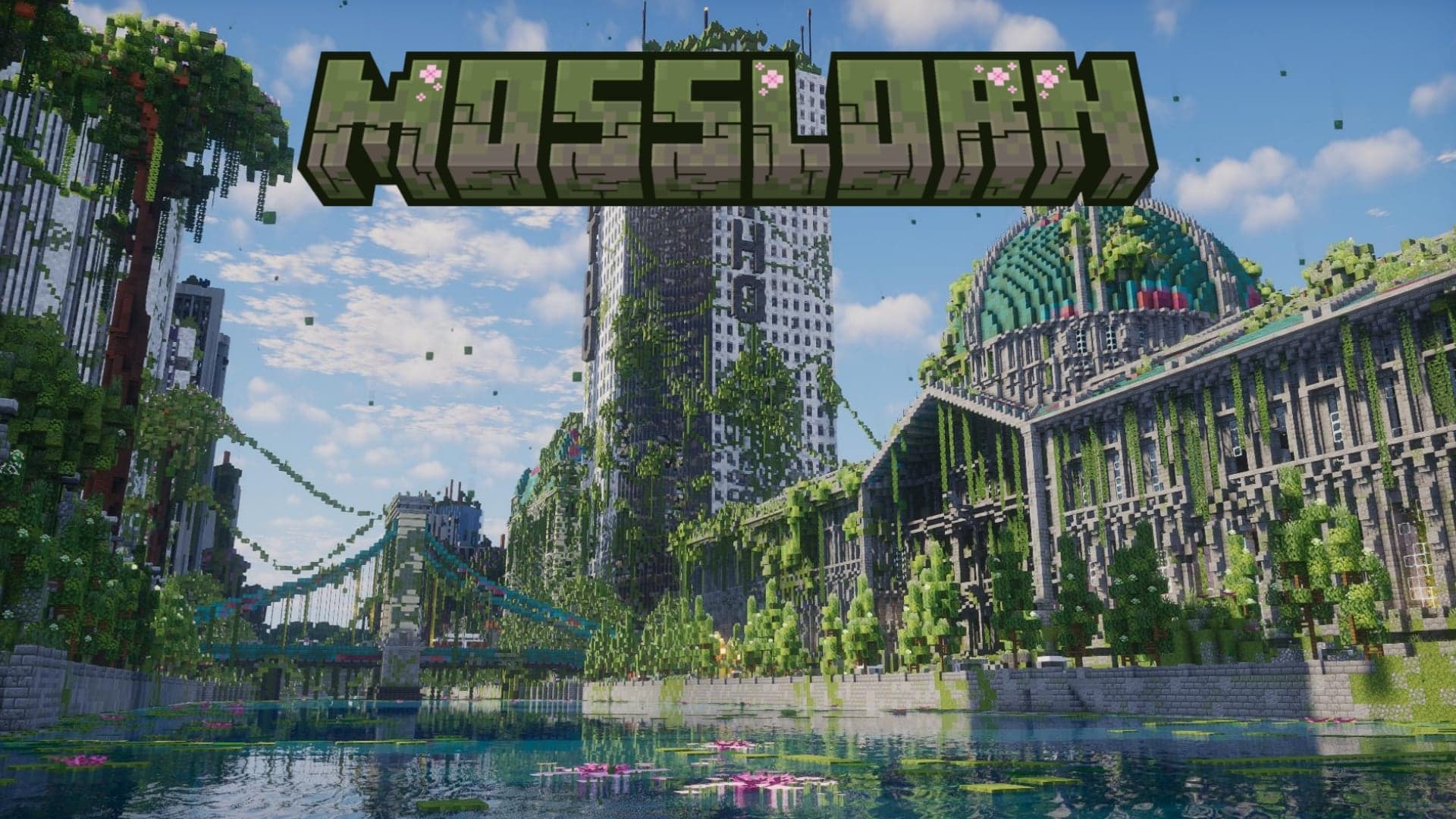 Mosslorn - 1000x1000 Abandoned Overgrown City with Lore and Secrets