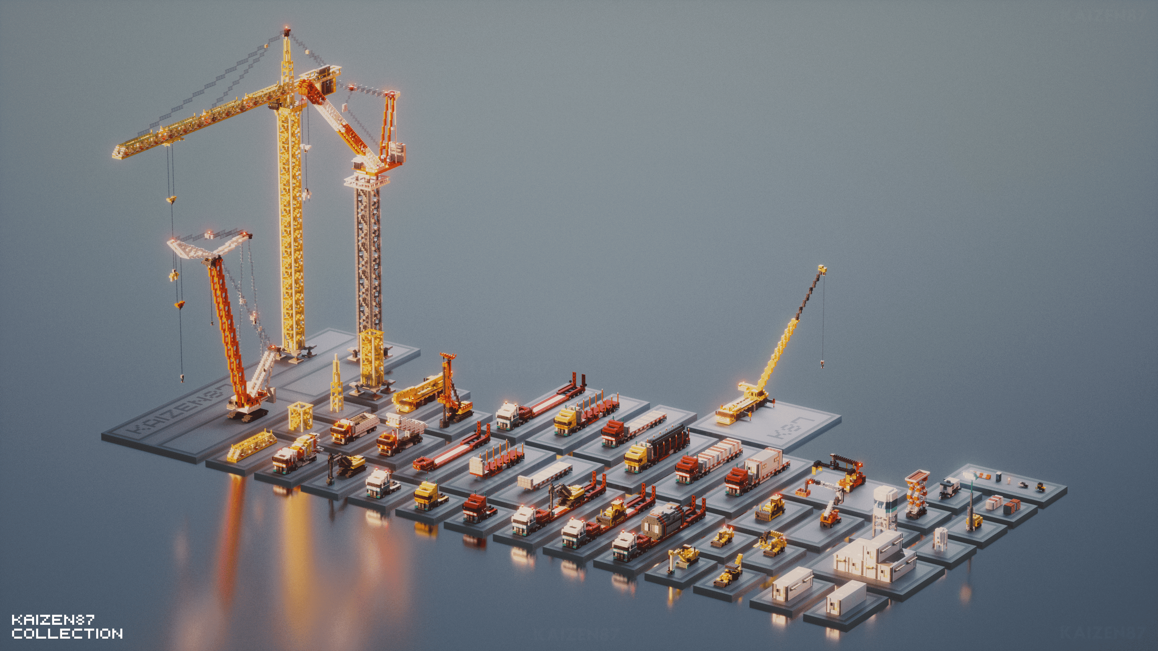 Construction Vehicle Pack by Kaizen87
