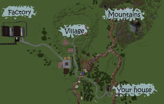 A Missing River - Minecraft Map