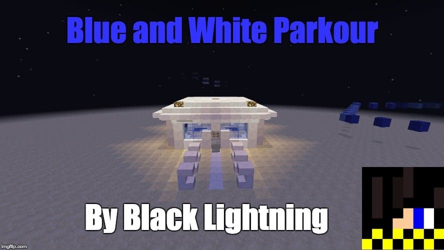 Blue and White Parkour