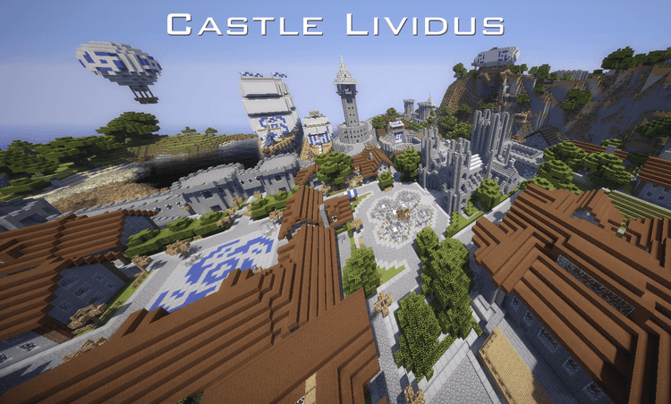 Medieval Village with Castle - Minecraft Map