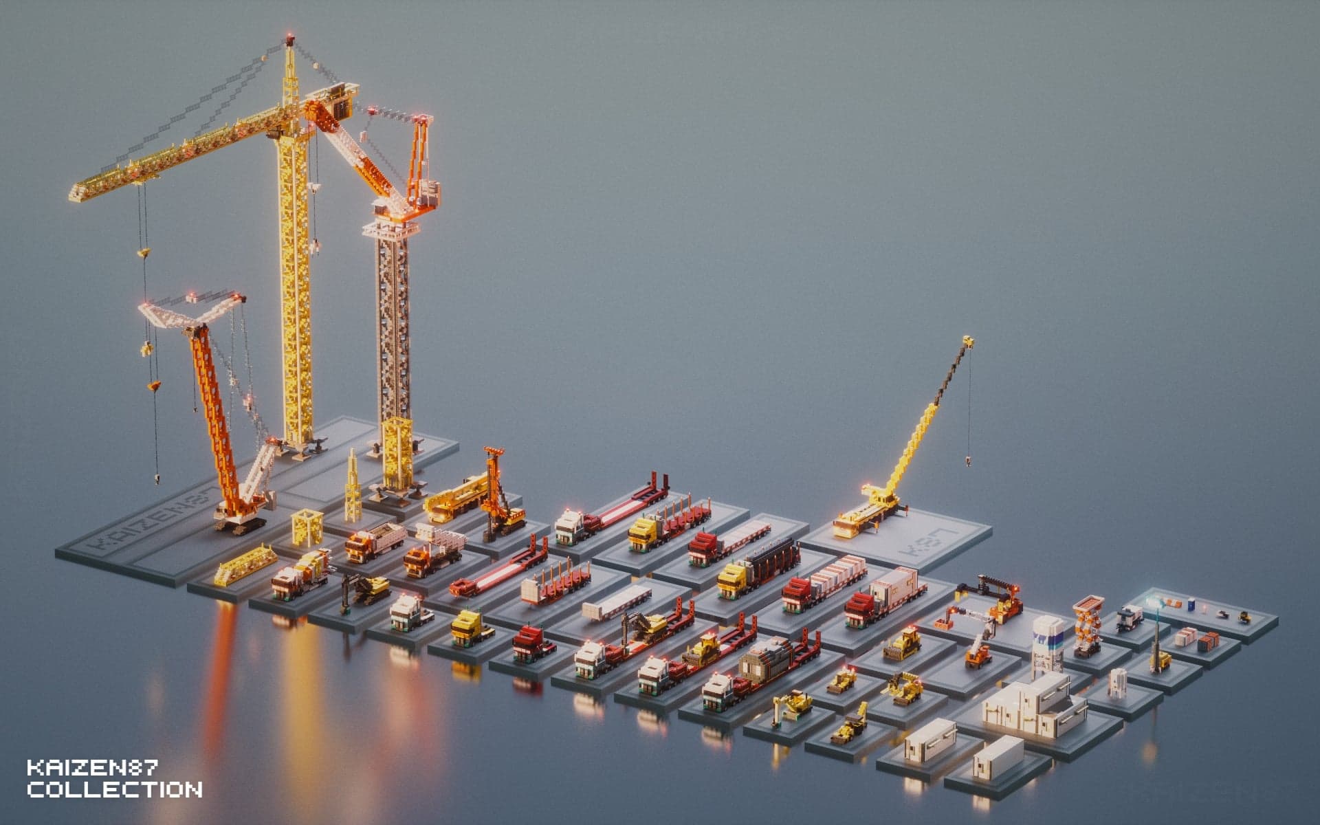 Construction Vehicle Pack by Kaizen87