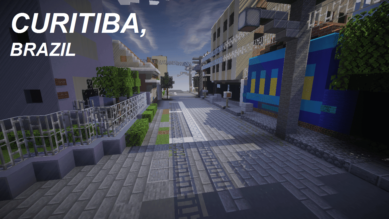Curitiba, Brazil - Minecraft Map