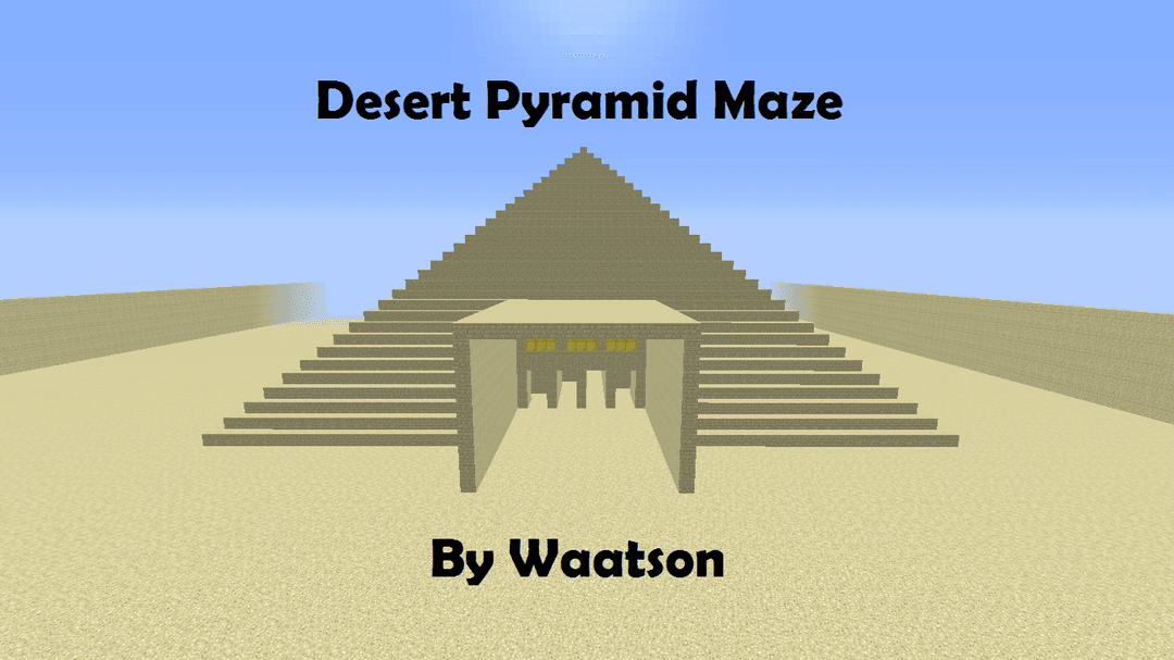 Desert Pyramid Maze - Minecraft Map