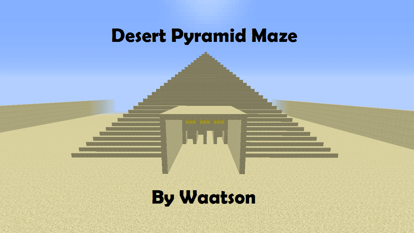 Desert Pyramid Maze - Minecraft Map