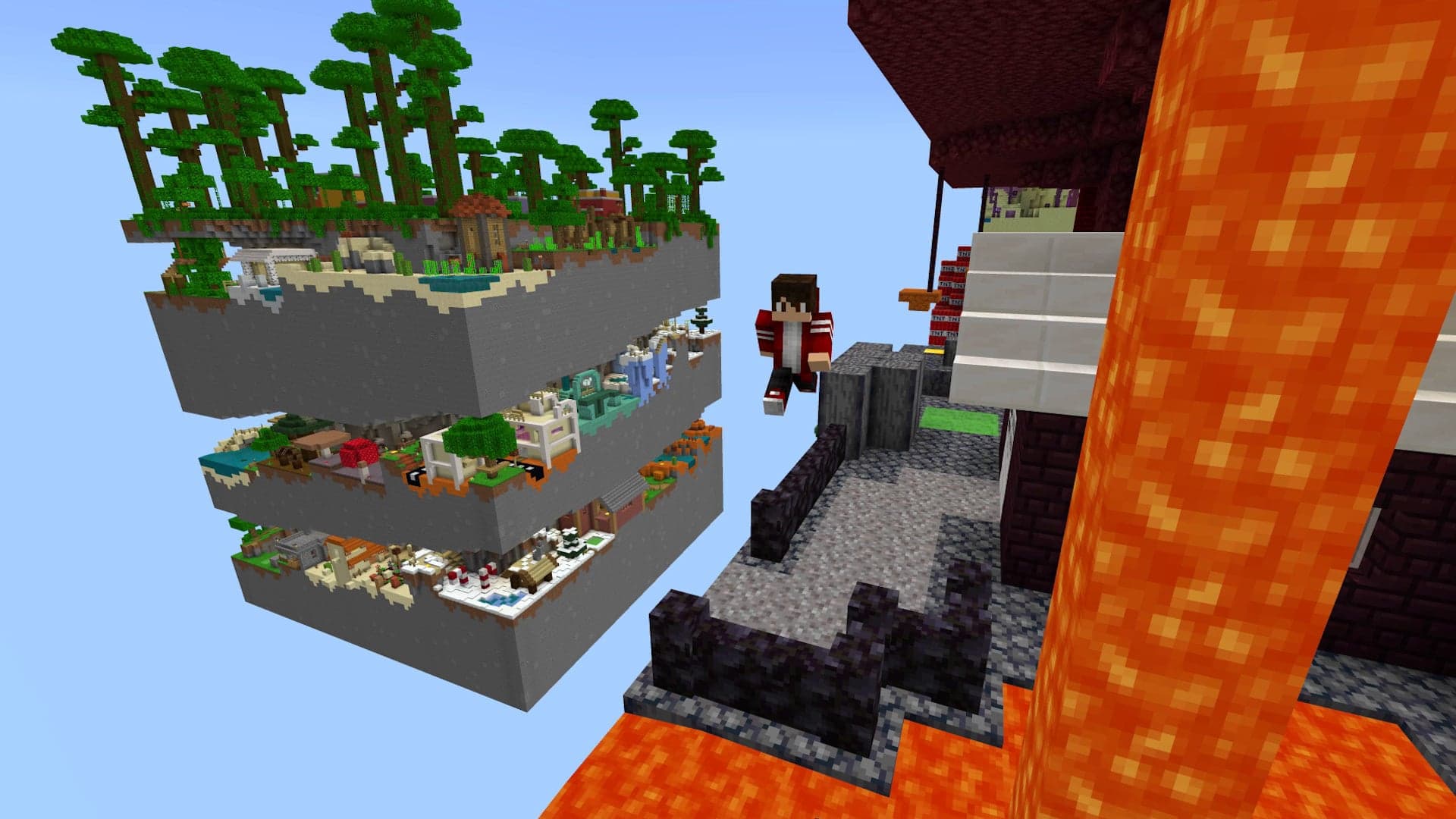 Dimension Parkour - Minecraft Map