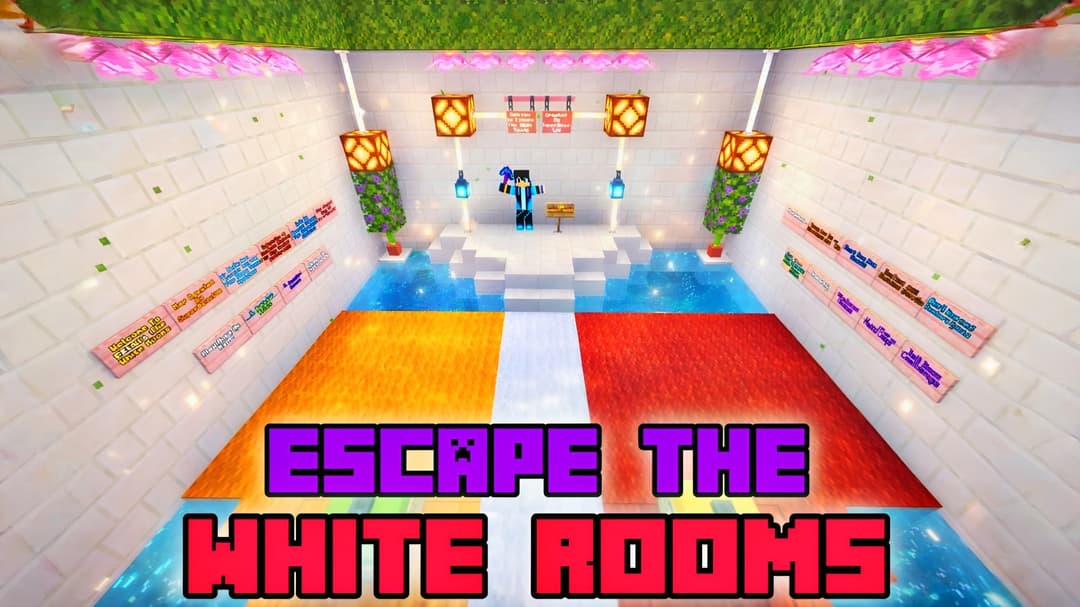 Escape The White Rooms - Minecraft Map