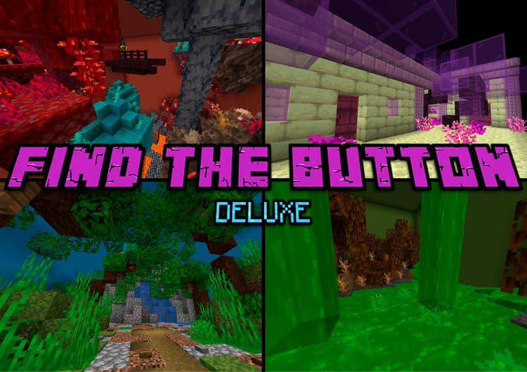 Find the Button Deluxe - Minecraft Finding Map | Minecraft Maps