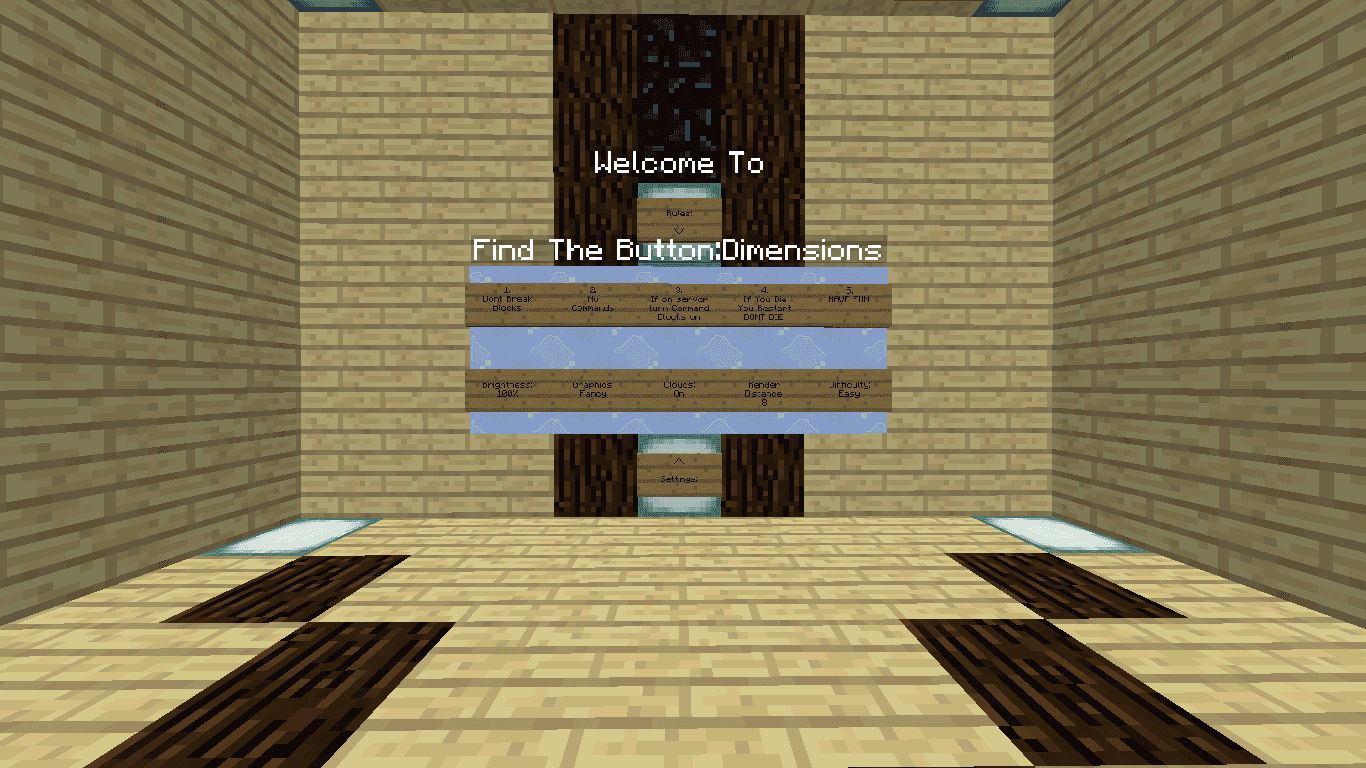 Find The Button: Dimensions!