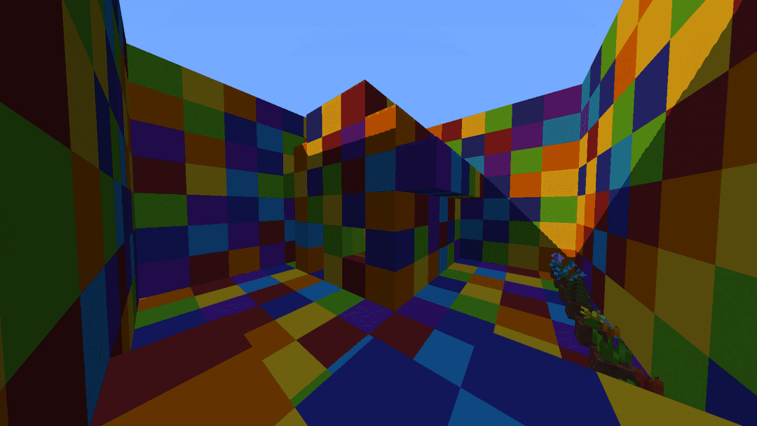 Find the Button: Rainbow - Minecraft Map