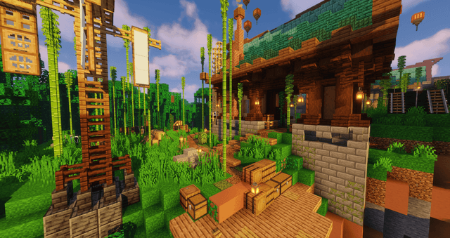 Hide & Seek: Panda Village - Minecraft Map