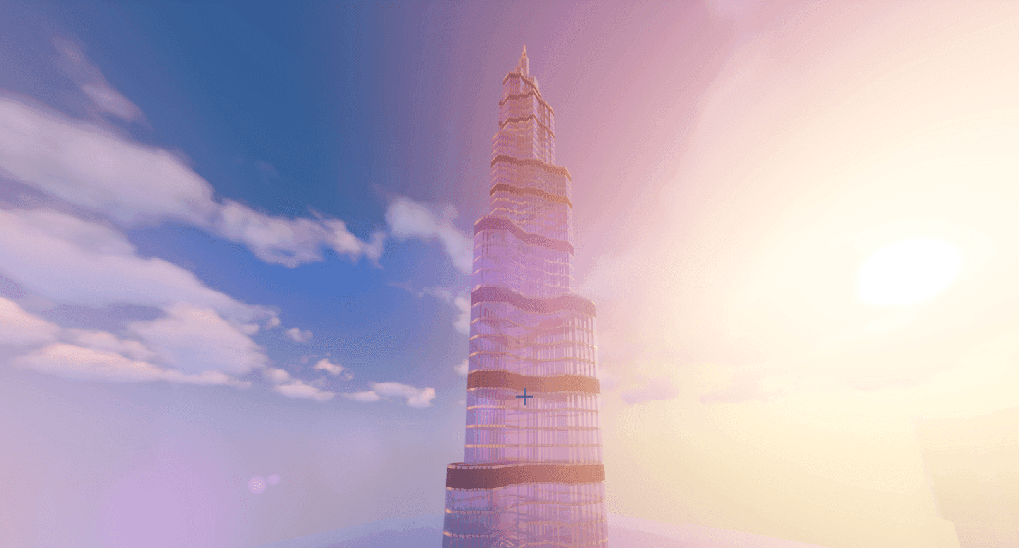 Huge Burj Khalifa