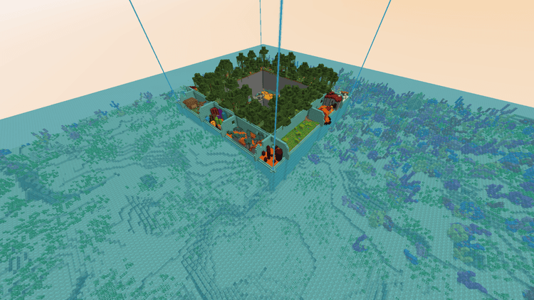 Jump Between Blocks - Minecraft Map