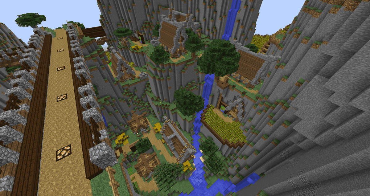 Medieval Mountain Village - Minecraft Creation Map | Minecraft Maps