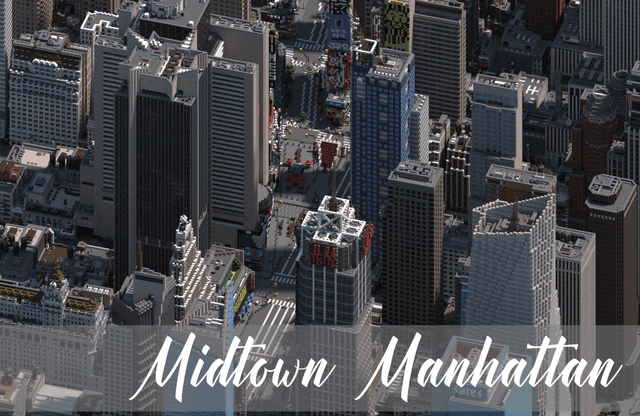 Midtown Manhattan, New York City - Minecraft Map
