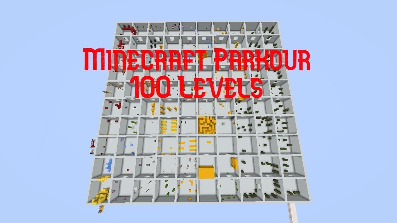 MINECRAFT PARKOUR: 100 LEVELS!