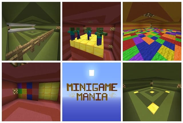 Minigame Mania - Minecraft Map