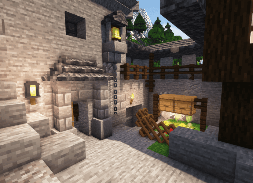 Mountain Lake Castle - Minecraft Map