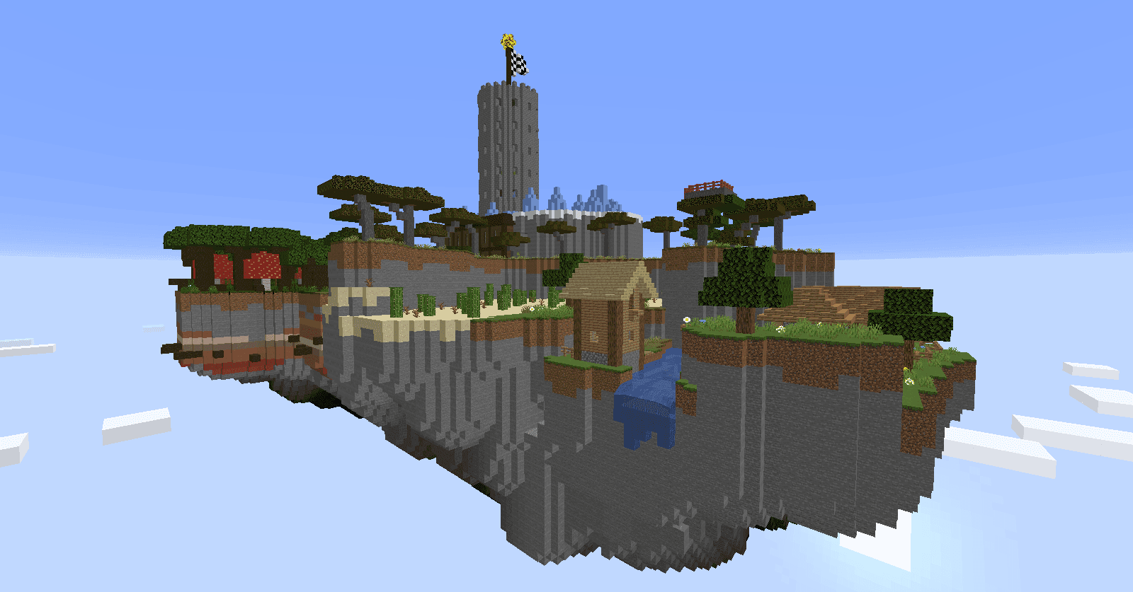Parkour on Sky Island