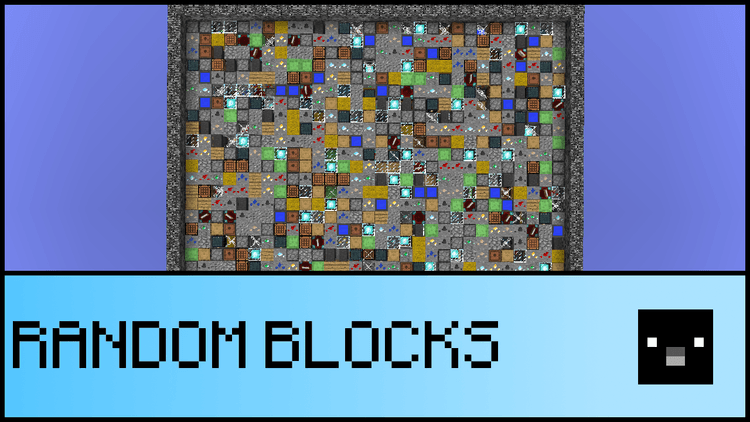 Minecraft 3 Block Random Pattern Random Blocks - Minecraft Map