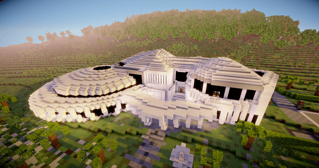 Ocean View Modern Mansion - Minecraft Map