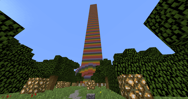The Rainbow Tower - Minecraft Map