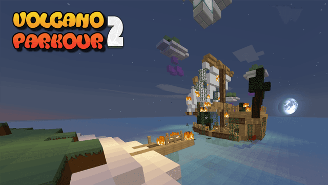 Volcano Parkour 2 - Minecraft Map