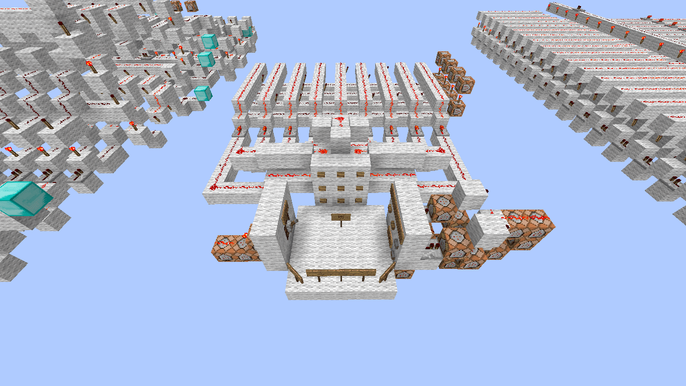 Wireless 4-Bit Calculator - Minecraft Map