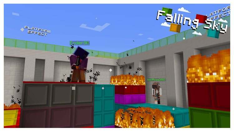 Minecraft Falling Map Falling Sky - Minecraft Map