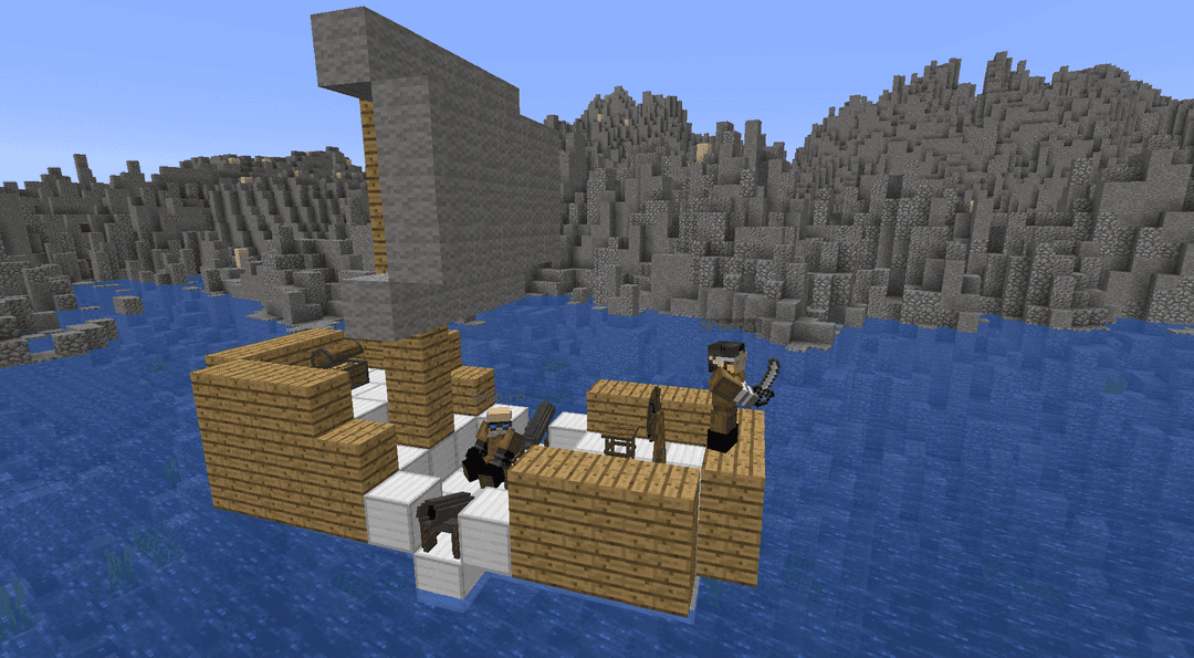 Minraft Raft Raft Clash - Minecraft Map