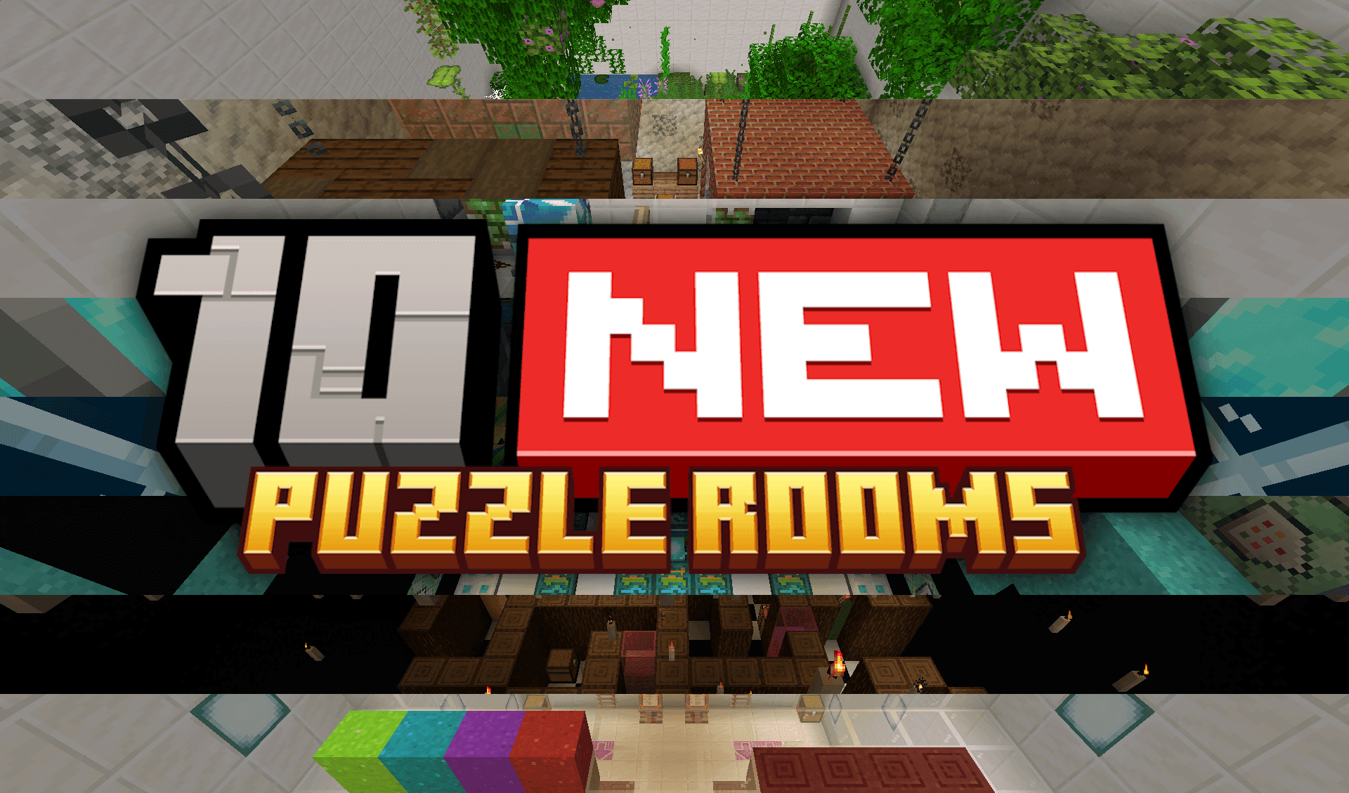 Minecraft Tooms Ten NEW Puzzle Rooms - Minecraft Map