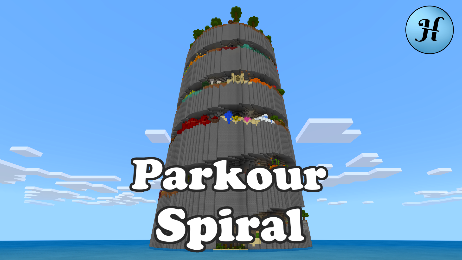 Stone Spiral Stairs (Stackable) - Inner Minecraft Map