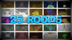 25 Rooms   (Puzzle)   *Played by Logdotzip and Vikkstar123!* Minecraft Map